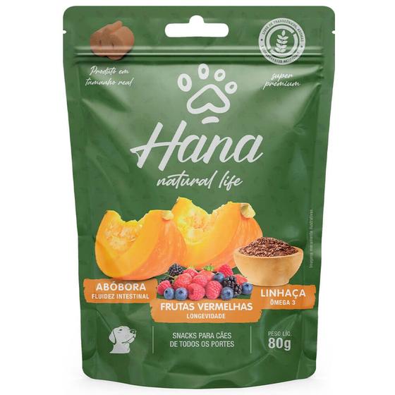 Imagem de Hana Nuggets Snacks de Abóbora, Frutas Vermelhas e Linhaça 80gr