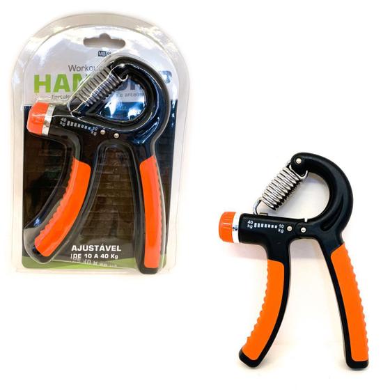 Imagem de Hand Grip Alicate Laranja Exercício Pulso e Antebraço Fortalecedor De Mão Com Mola de Ajuste de força 10 a 40 kg