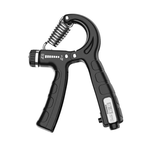 Imagem de Hand Grip Com Mola Ajustável Resistência Até 60kg Com Contador Fortalecedor Antebraços