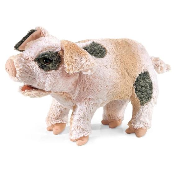 Imagem de Hand Puppet Folkmanis Grunting Pig Pink