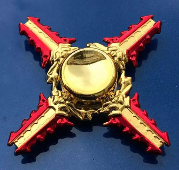 Imagem de Hand Spinner Aço Galvanizado Red Cross