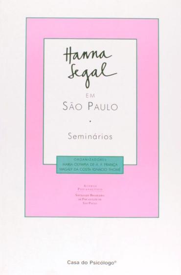 Imagem de Hanna Segal Em São Paulo - Seminários