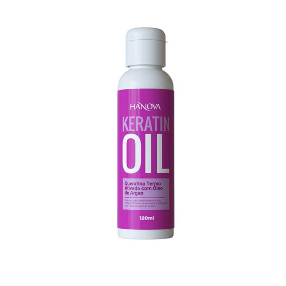 Imagem de Hanova Keratin Oil - Queratina Termo Ativada com Óleo de Argan 120ml