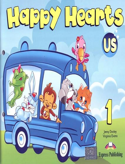 Imagem de Happy hearts us 1 pupils book with stickers & press outs - EXPRESS PUBLISHING (BOOKS & TOY)