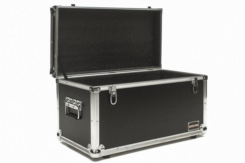 Imagem de Hard Case Baú Acessórios Cabos E Iluminação 60X40X40  Preto