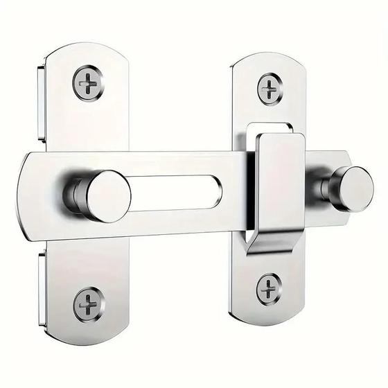 Imagem de Hardware para Porta de Celeiro Deslizante em Aço Inoxidável - Preto Fosco e Prata