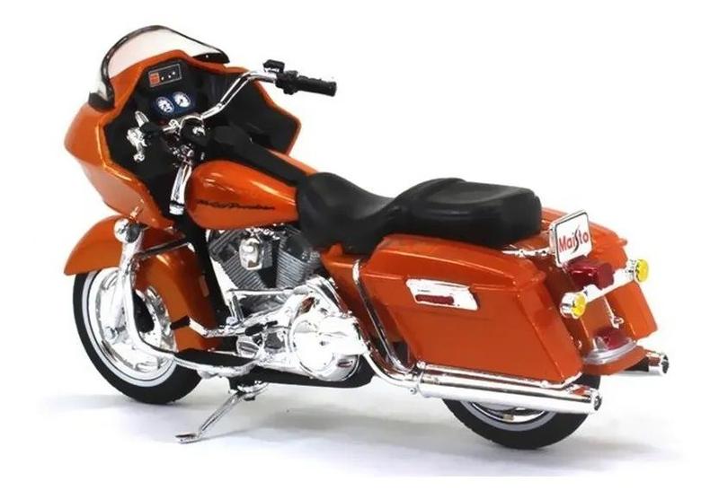 Imagem de Harley 2002 Fltr Road Glide Laranja S38 1/18 Maisto