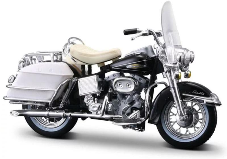 Imagem de Harley Davidson Electra Glide FLH 1968 Maisto 1:18 Série 26