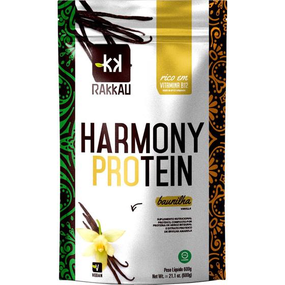 Imagem de Harmony Protein Baunilha Rakkau 600g Vegano Proteína Arroz