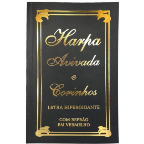 Imagem de Harpa Avivada e Corinhos Letra Hipergigante  - Brochura