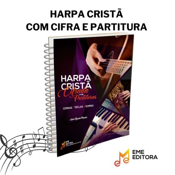 Imagem de Harpa Cristã com Cifra e Partitura