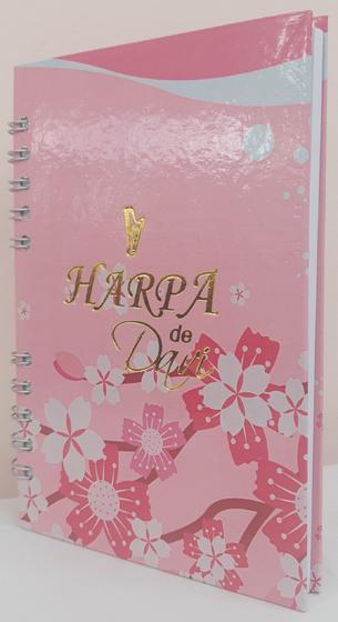 Imagem de Harpa de Davi grande - capa espiral sakura