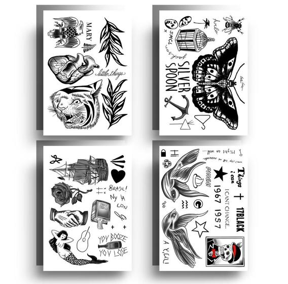 Imagem de Harry Styles - Kit Cartelas de Tatuagens Temporárias