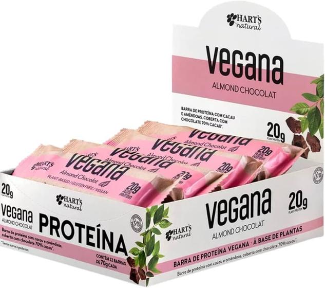 Imagem de Harts - VEGANA Barra de Proteína - Display 12x70g 