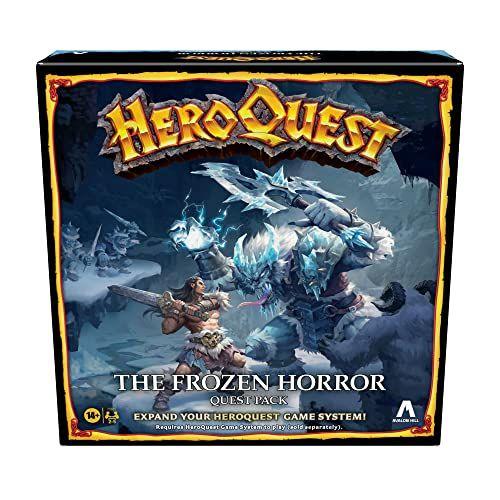 Imagem de Hasbro Gaming Avalon Hill HeroQuest The Frozen Horror Quest Pack, Dungeon Crawler Game for Ages 14+, Requer HeroQuest Game System para jogar