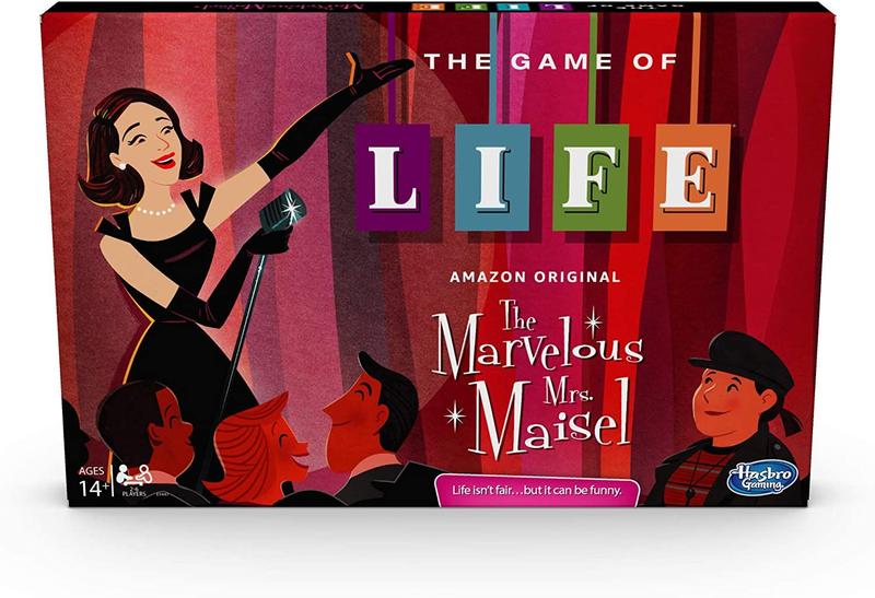 Imagem de Hasbro Gaming The Game of Life: The Marvelous Mrs. Maisel Edition Board Game Inspirada na Série Prime Video original da Amazon (Amazon Exclusive)