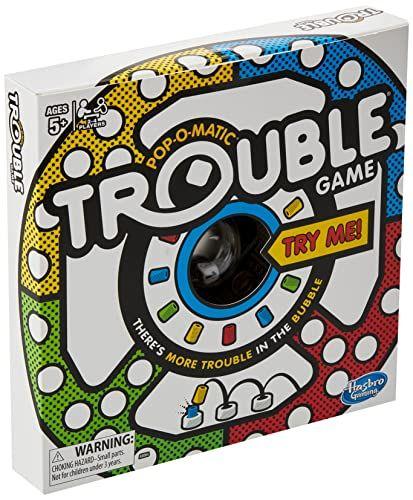 Imagem de Hasbro Gaming Trouble Board Game para Crianças de 5 anos e até 2-4 jogadores