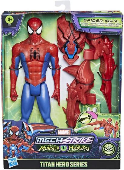 Imagem de Hasbro Marvel Mech Strike Monster Hunters Titan Hero Series - Spider-Man 30-cm F5292