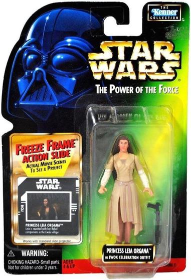 Imagem de Hasbro Star Wars The Power Of The Force Princess Leia Organa Freeze Frame