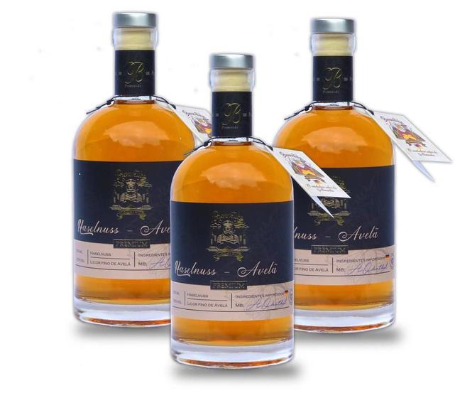 Imagem de Haselnuss Premium - Licor Fino De Avelã - Kit Com 3 Garrafas