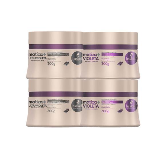 Imagem de Haskell 2 Máscaras Matizadora + 2 Ultra Violeta Extend Color