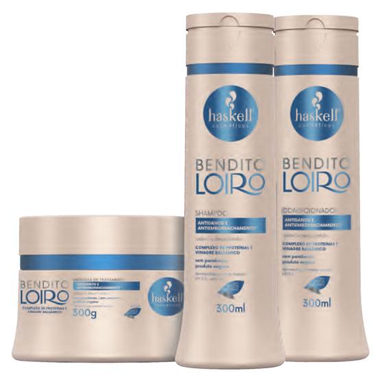 Imagem de Haskell Bendito Seja Shampoo + Condic. 300ml + Masc 300g