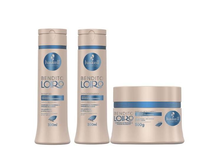 Imagem de Haskell Bendito Seja Shampoo + Condicionador 300ml + Máscara 250g