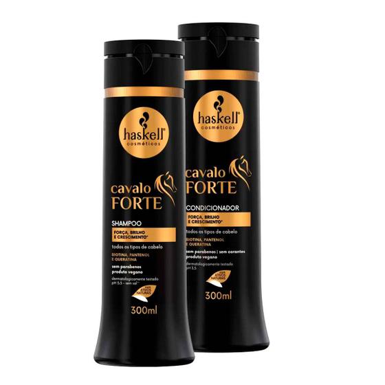 Imagem de Haskell Cosméticos Cavalo Forte Shampoo E Condicionador 300ml