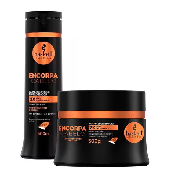 Imagem de Haskell Encorpa Cabelo Engrossador Cond/máscara 300ml/250g