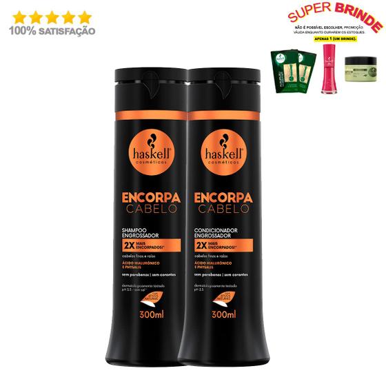 Imagem de Haskell Encorpa Cabelo Engrossador Shp/cond 300ml