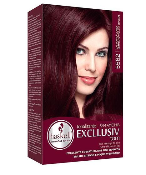 Imagem de Haskell Exclusiv Tonalizante Castanho Claro Vermelho Violeta