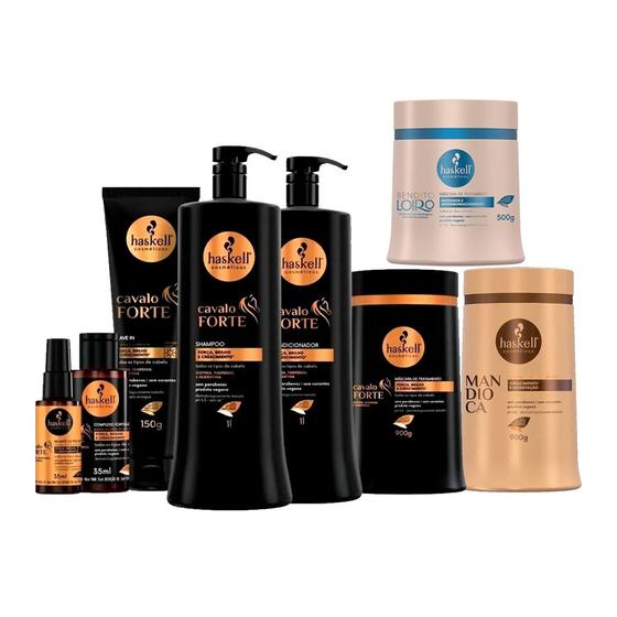 Imagem de Haskell Kit Cavalo Completo 1 Litro + Mand 900g + Bend 500g