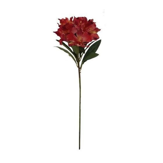 Haste Astromélia 6 flores em plástico Brilliance 60cm vermelha - Brillance  - Plantas Artificiais - Magazine Luiza