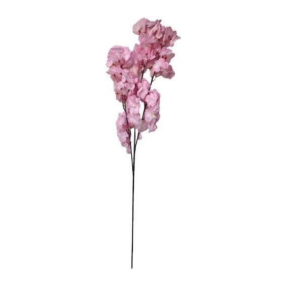 Imagem de Haste De Cerejeira Rosa Premium Flores Artificial Decorativa