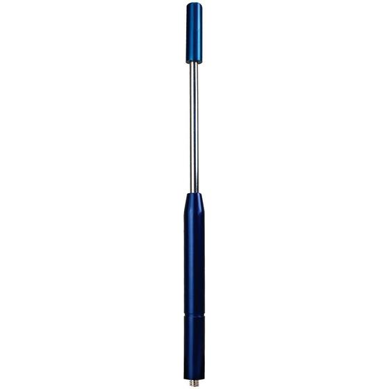 Imagem de Haste Em Aluminio Azul E Prata Com Roscas M5 M6 Universal