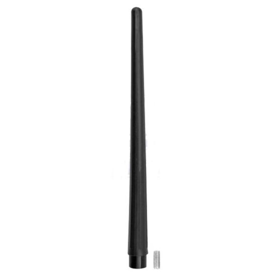 Imagem de Haste para Antena de Teto Mega Flex Sport Acabamento Preto 22CM Rosca Interna 5MM e Adaptador M5 Antico - HS330