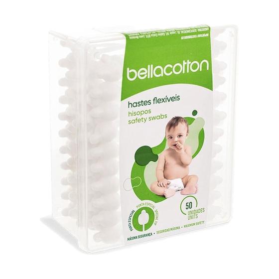 Hastes Flexiveis Bellacotton Baby 50 Unidades Menor preço em Hastes Flexiveis Bellacotton Baby 50 Unidades