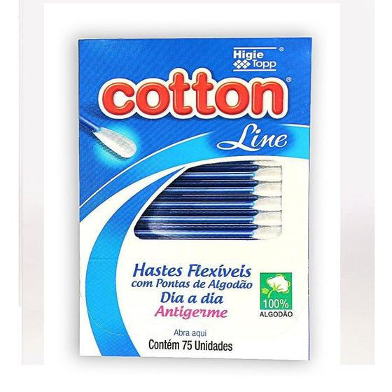 Imagem de Hastes Flexíveis C/ 75 unidades Cotton Line