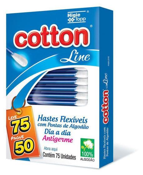 Hastes flexíveis cotton line leve 75 pague 50 - higgie top Menor preço em Hastes flexíveis cotton line leve 75 pague 50 - higgie top