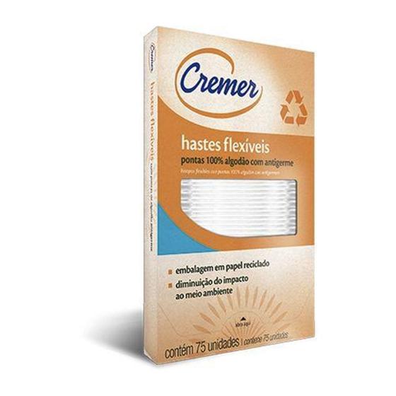 Imagem de Hastes Flexíveis Cremer - 75 unidades