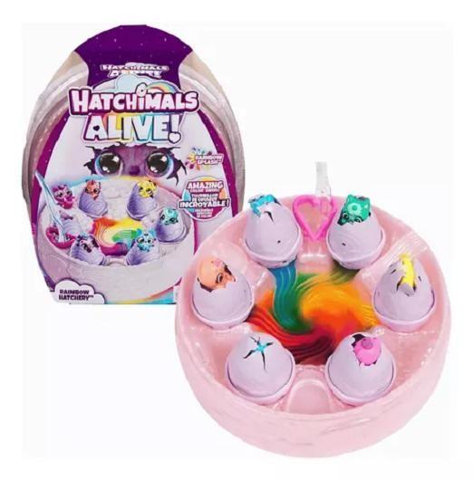 Imagem de Hatchimals Alive Arco Íris Viveiro Com 6 Ovos Surpresa - Sunny