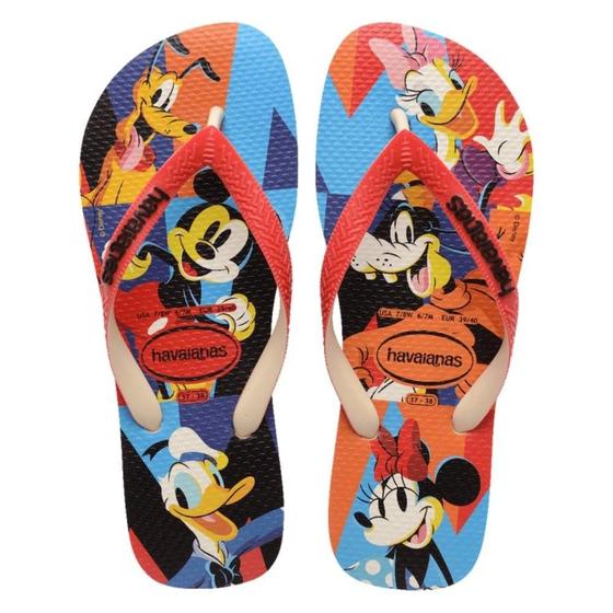 Imagem de Havaianas Disney Stylish Bege Palha/Vermelho Rubi