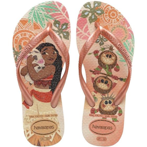 Imagem de Havaianas kids slim princess rosa clay 27/8