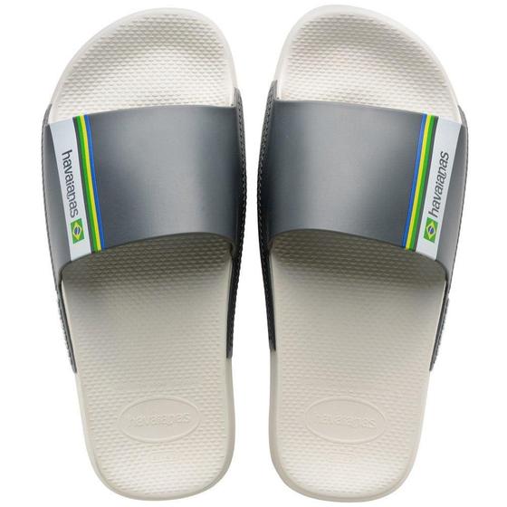 Imagem de Havaianas Slide Classic Brasil Branco