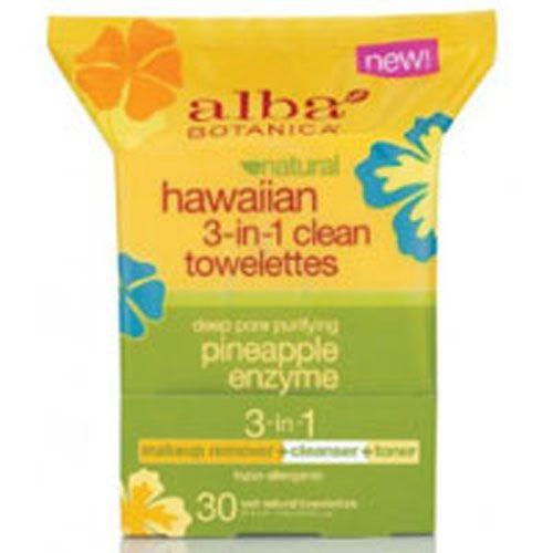 Imagem de Havaiano 3-em-1 Toalhas Limpas 30 CT por Alba Botanica