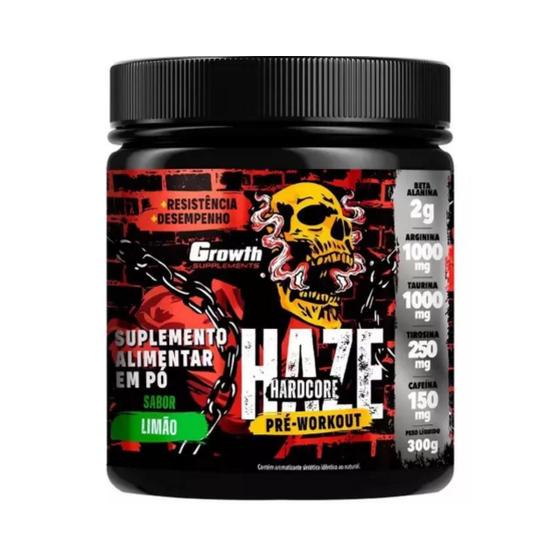 Imagem de Haze Hardcore - Sabor Limão 300g Growth Supplements