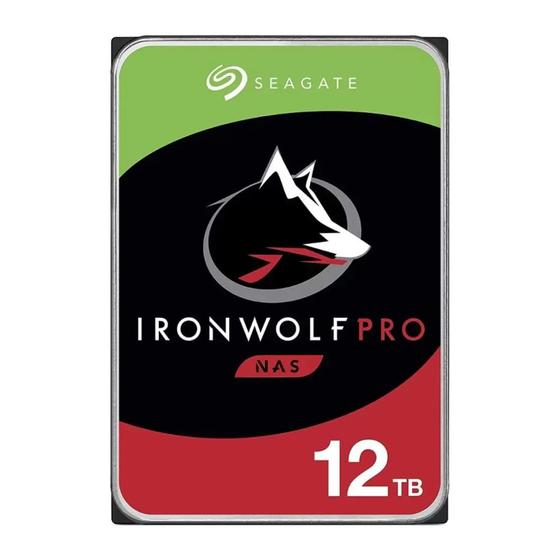 Imagem de Hd 12tb Sata 3 256mb 7200rpm 3,5 IronWolf Pro NAS ST12000NT001 Seagate