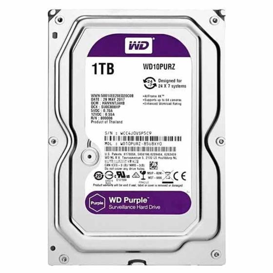 Imagem de HD 1TB WD Purple Pc Sata Original