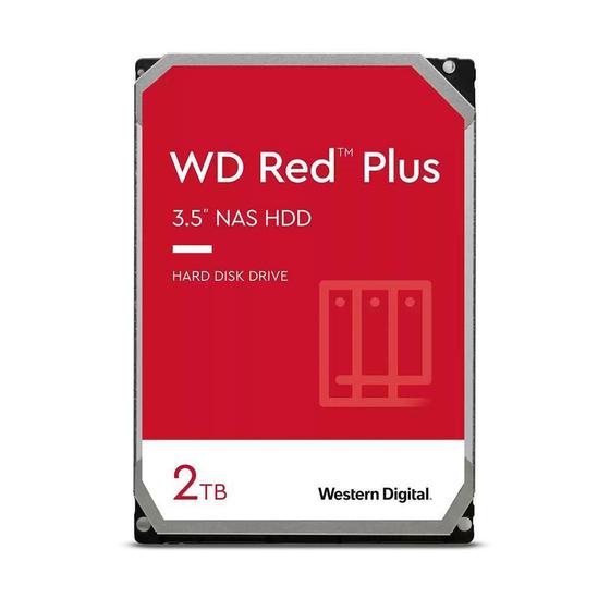 Imagem de Hd 2 Tb Red Plus 3,5Pol 5400Rpm Sataiii 64Mb Western Digital