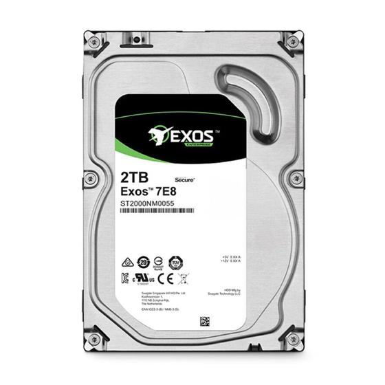 Imagem de Hd  2Tb Sata 3 128mb 7200rpm 3,5 EXOS 7E8 Enterprise  ST2000NM0055 Seagate